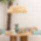 Natural Raffia & Woven Jute Pendant Light