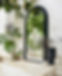 falco anthracite floor mirror