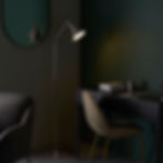 Bright Nickel Floor Standing Task Lamp