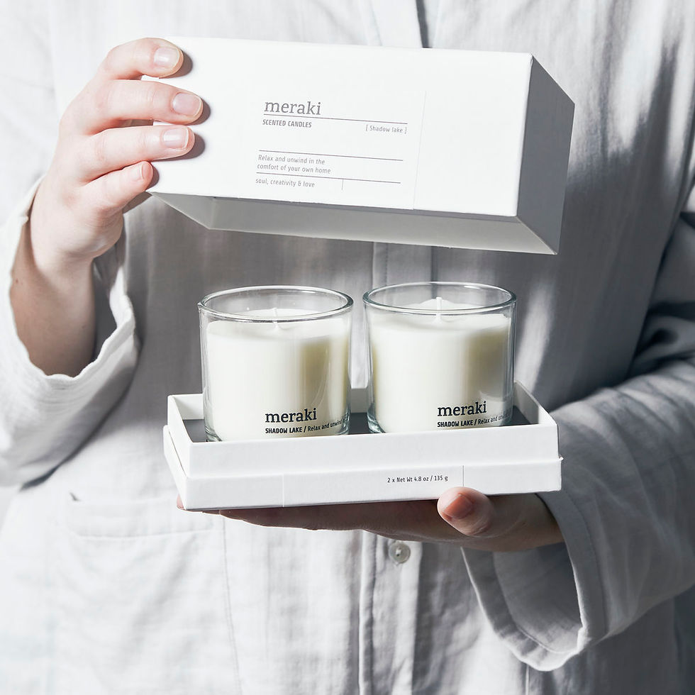 Meraki Scented Candle Gift Set - Shadow Lake