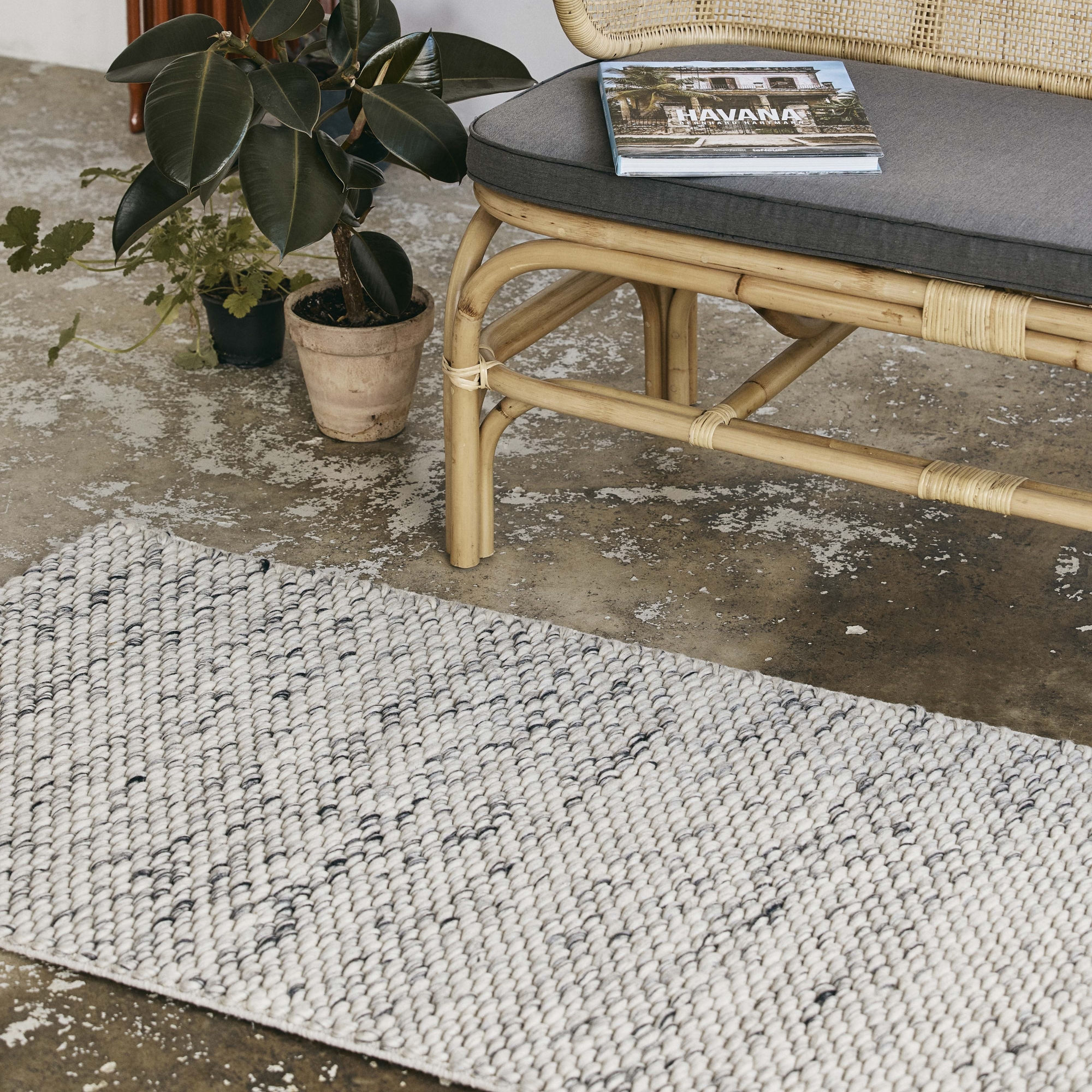 Lara Small Handwoven Wool Rug