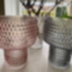 Silma Handmade Blush Pink Glass Vase