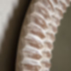 Marrakesh Arched Whitewashed Floor Mirror