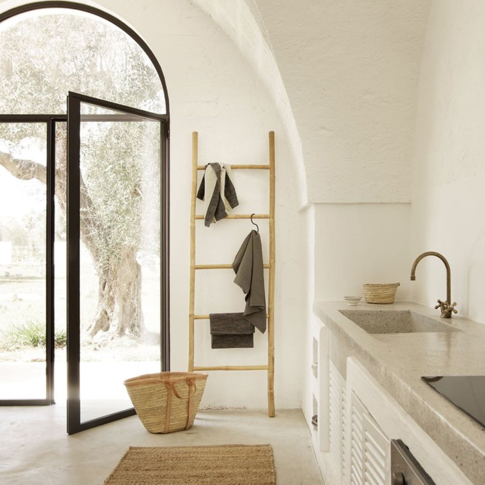 Tine K Home Large Bamboo Ladder