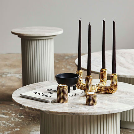 marble coffee table nordal