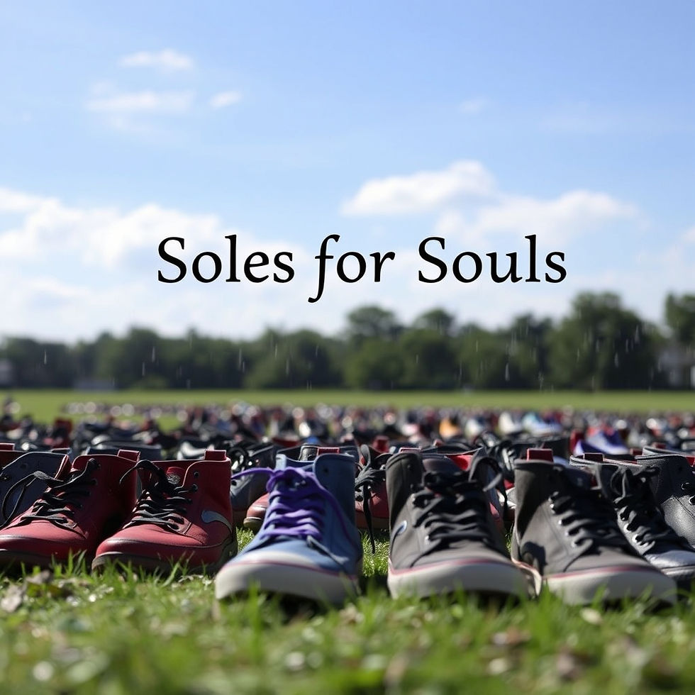 March - April: Soles for Souls Shoe collection