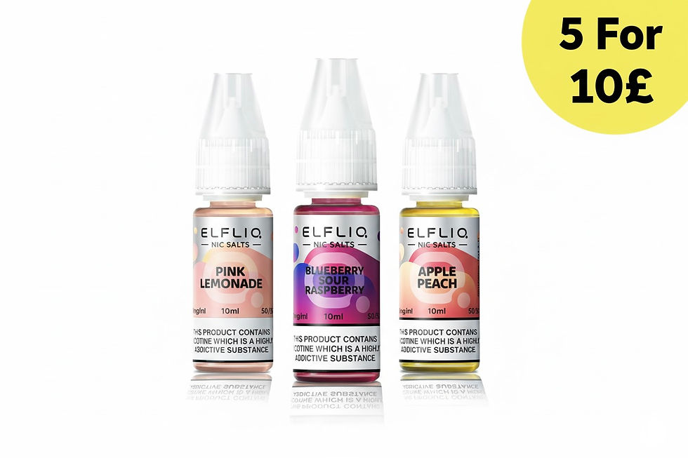 Elf Bar Elfliq Nic Salt E-liquid | 5 For 10£ Only