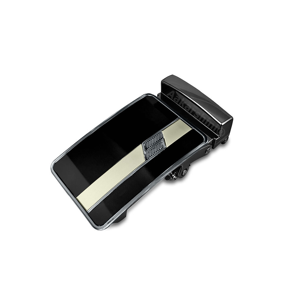 Aakarshini formal autolock men belt buckle only black clean product view