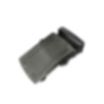 Aakarshini gunmetal grey autolock belt buckle for men front facing view