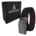 Aakarshini Reversible Auto Lock Belt for Men Black Brown Vegan PU Leather with Dual Buckle Compatibility and 4 Precision Hole