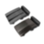 Aakarshini pack of 2 formal grey autolock buckle men left facing both pieces