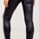 Thumbnail: Leather Look Jeans (Pleathers) with Animal Side Stripe