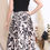 Thumbnail: Leaves Print Border Skirt