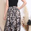 Thumbnail: Leaves Print Border Skirt