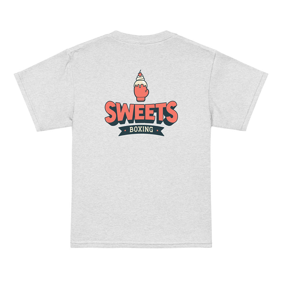 Thumbnail: Sweets Boxer Dude & Logo | Youth t-shirt