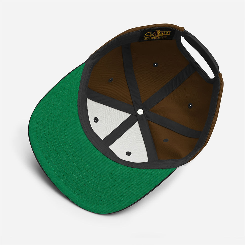 Thumbnail: Sweets Boxing Dude & back side Logo | Flat Brim with Full Buckram
