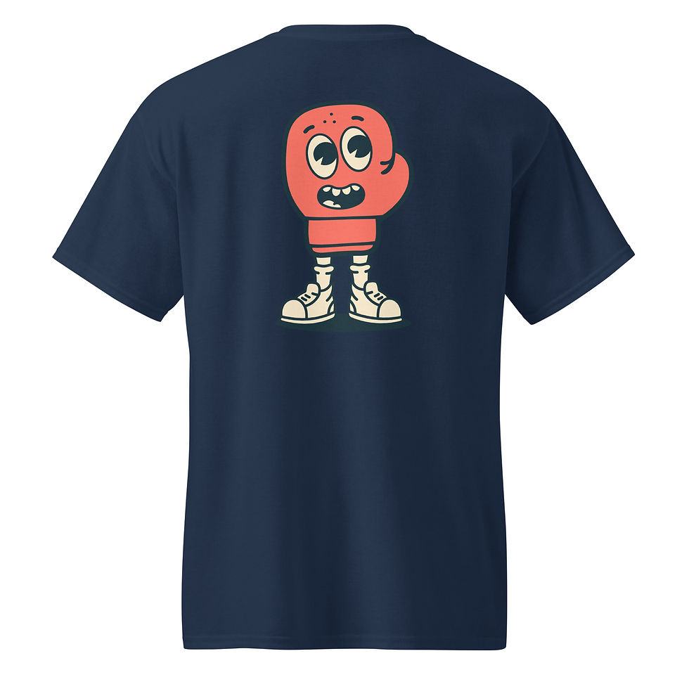 Thumbnail: Sweets Varsity Logo & Boxer Dude | DryBlend® T-Shirt