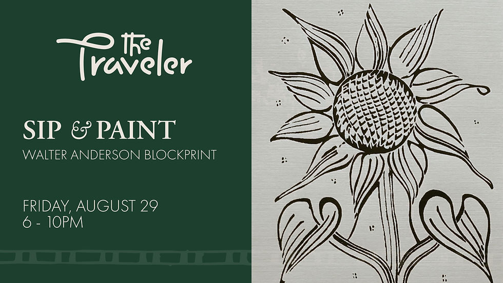 Sip & Paint at The Traveler 🥂