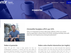 Join the 3 Brains Coaching Presentation at ICF Spain Global Development days