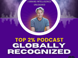 The podcast "How 3 Brains Help You Overcome Holiday Stress" has become a global hit.