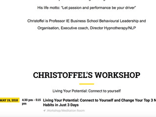 Living Well exhibition living your potential workshop