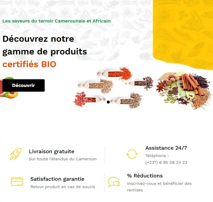 Saveurs du terroir Camerounais et Africain