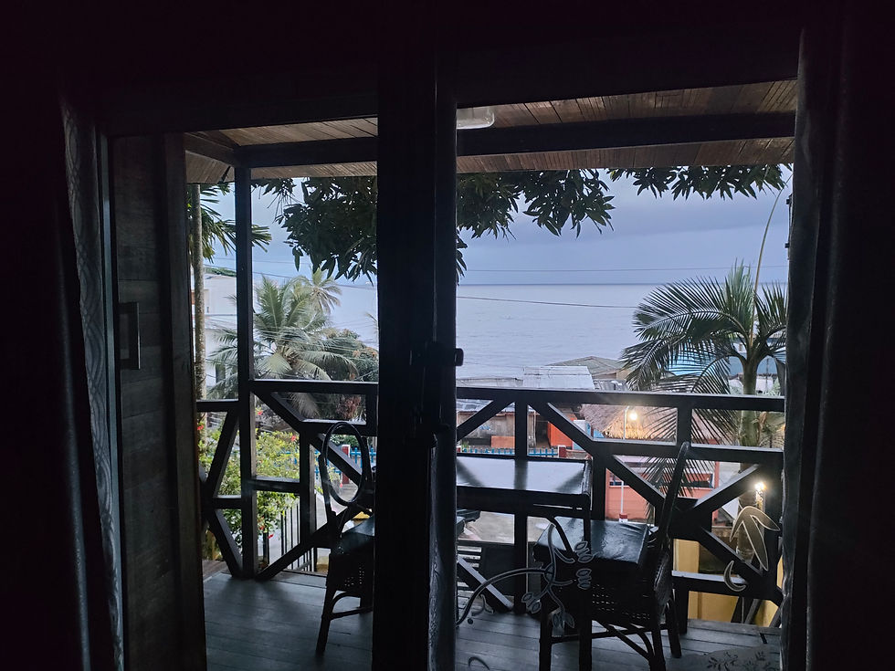 Cabane avec vue sur la mer à Kribi
