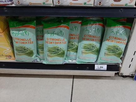 La citronnelle séchée de SupFood à Carrefour Market