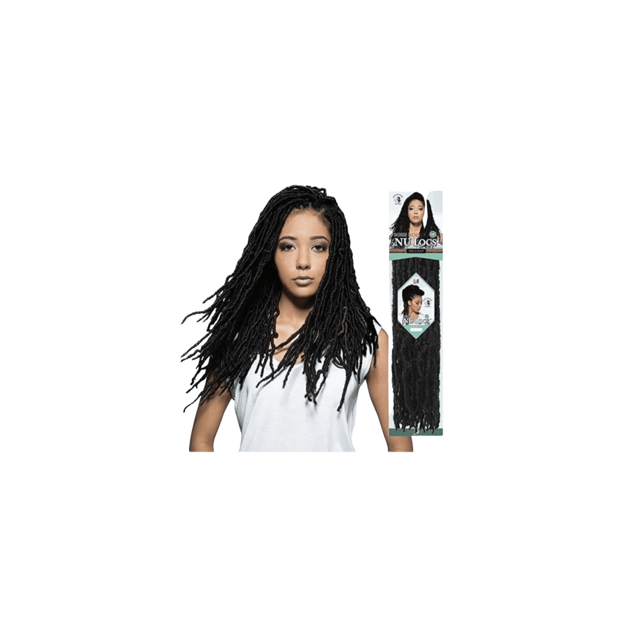 Bobbi Boss Nu Locs 18" 2x Crochet Braiding (COLOR# Bug)
