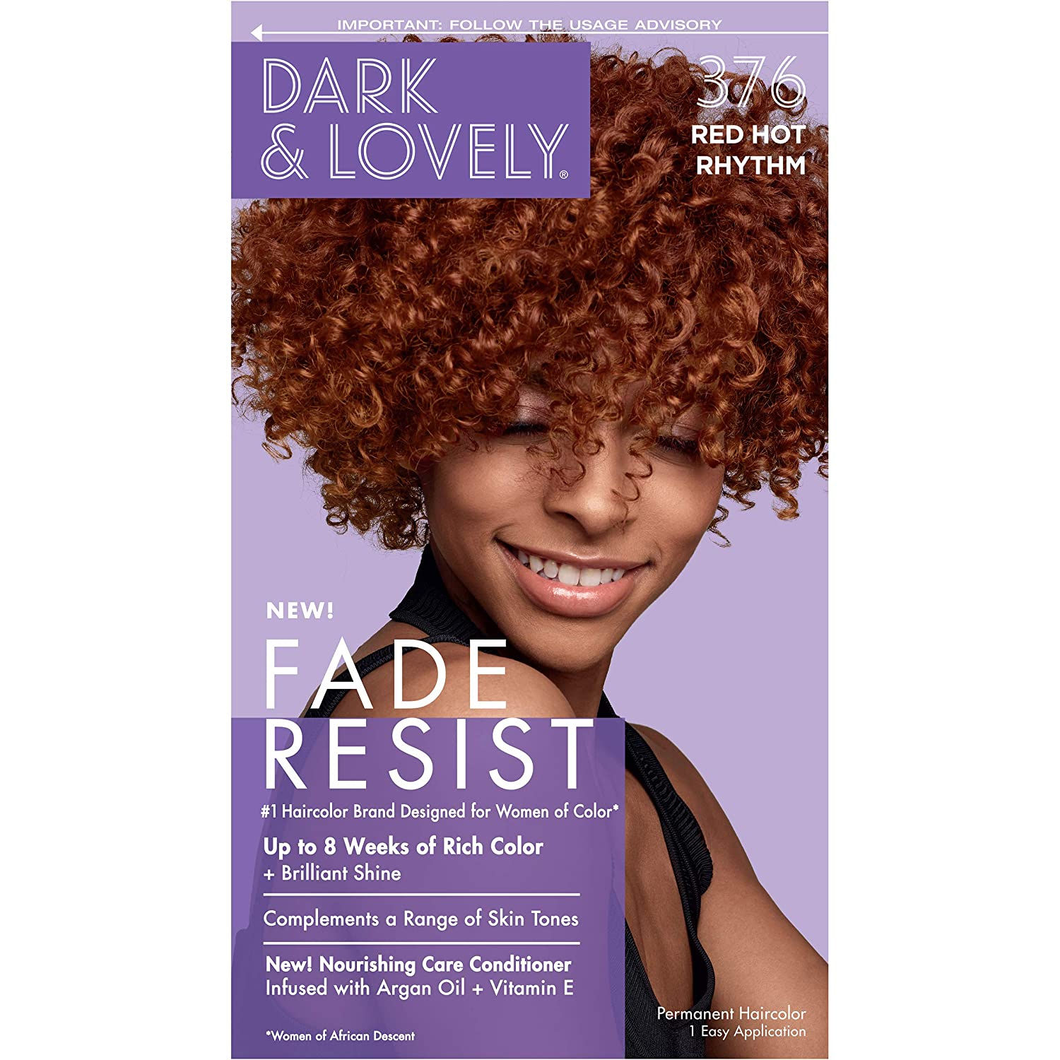 Dark And Lovely Hair Color Kit Red Hot Rhythm