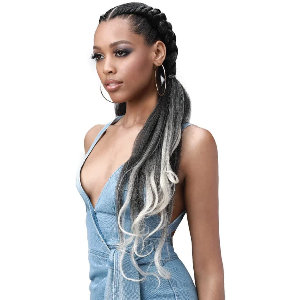 Bobbi Boss Pre Feathered Braid 3X KING TIPS J-BODY WAVE 28" (5-PACK, 4)