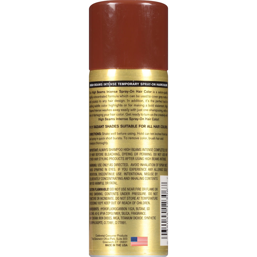 Thumbnail: High Beams Intense Spray On Hair Color, Brown, 2.7 Oz