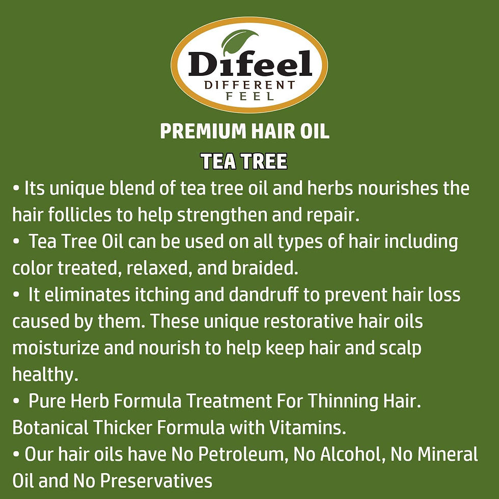 Thumbnail: Difeel Premium Natural Hair Oil - Tea Tree Oil