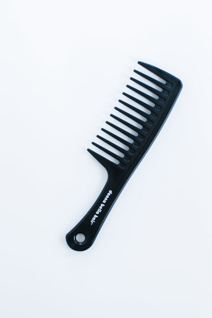 DONNA BELLA WIDE TOOTH COMB W/HANDLE