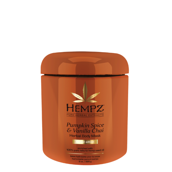 HEMPZ® LIMITED EDITION PUMPKIN SPICE & VANILLA CHAI EXFOLIATING HERBAL BODY MASK