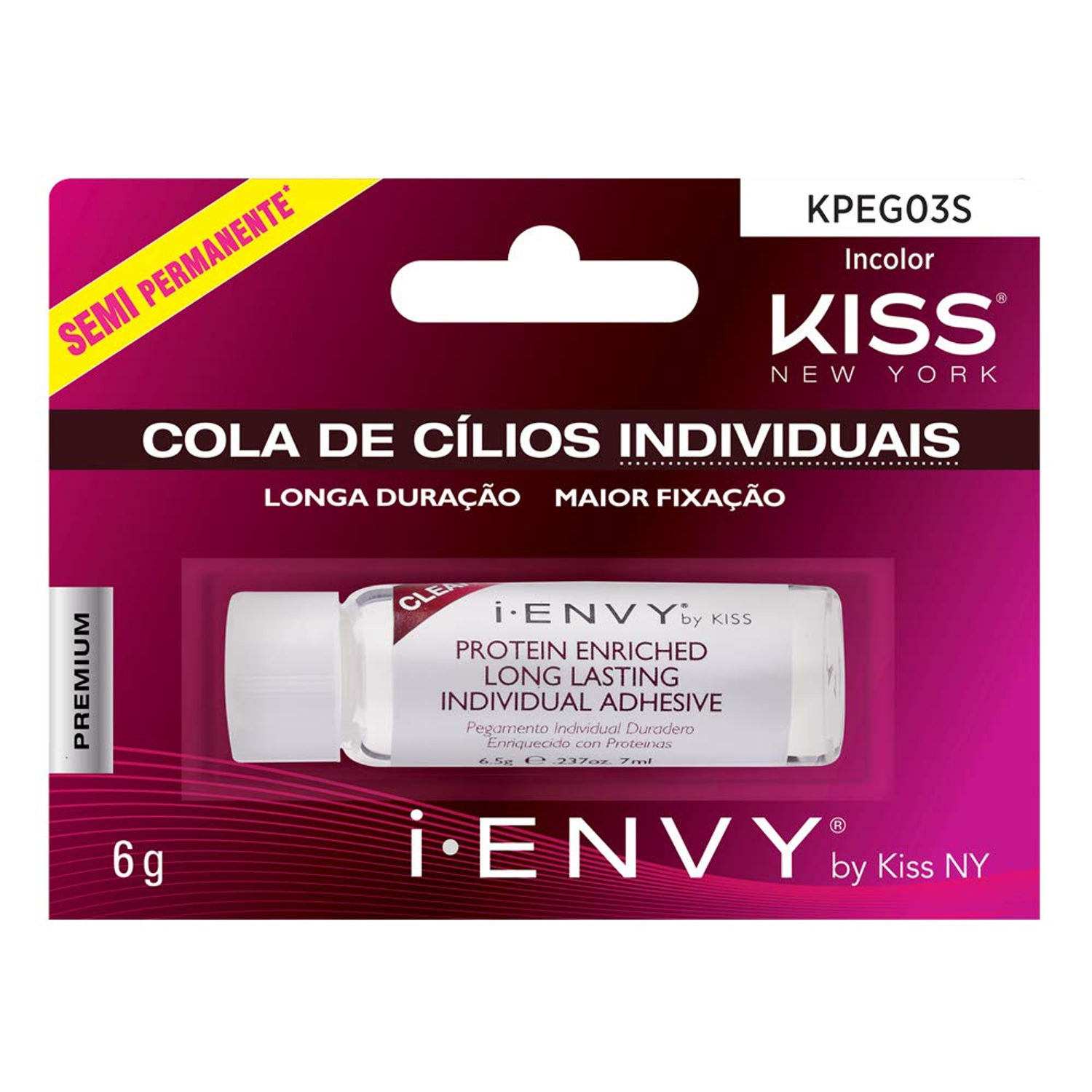 Kiss Eyelashes I Envy KPEG03 Clear Individual Eyelash Adhesive