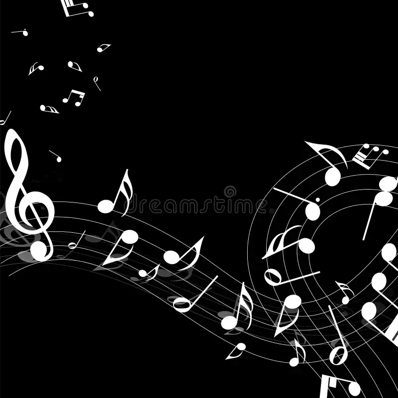 musical-design-elements-music-staff-treble-clef-notes-black-white-colors-vector-illustrati