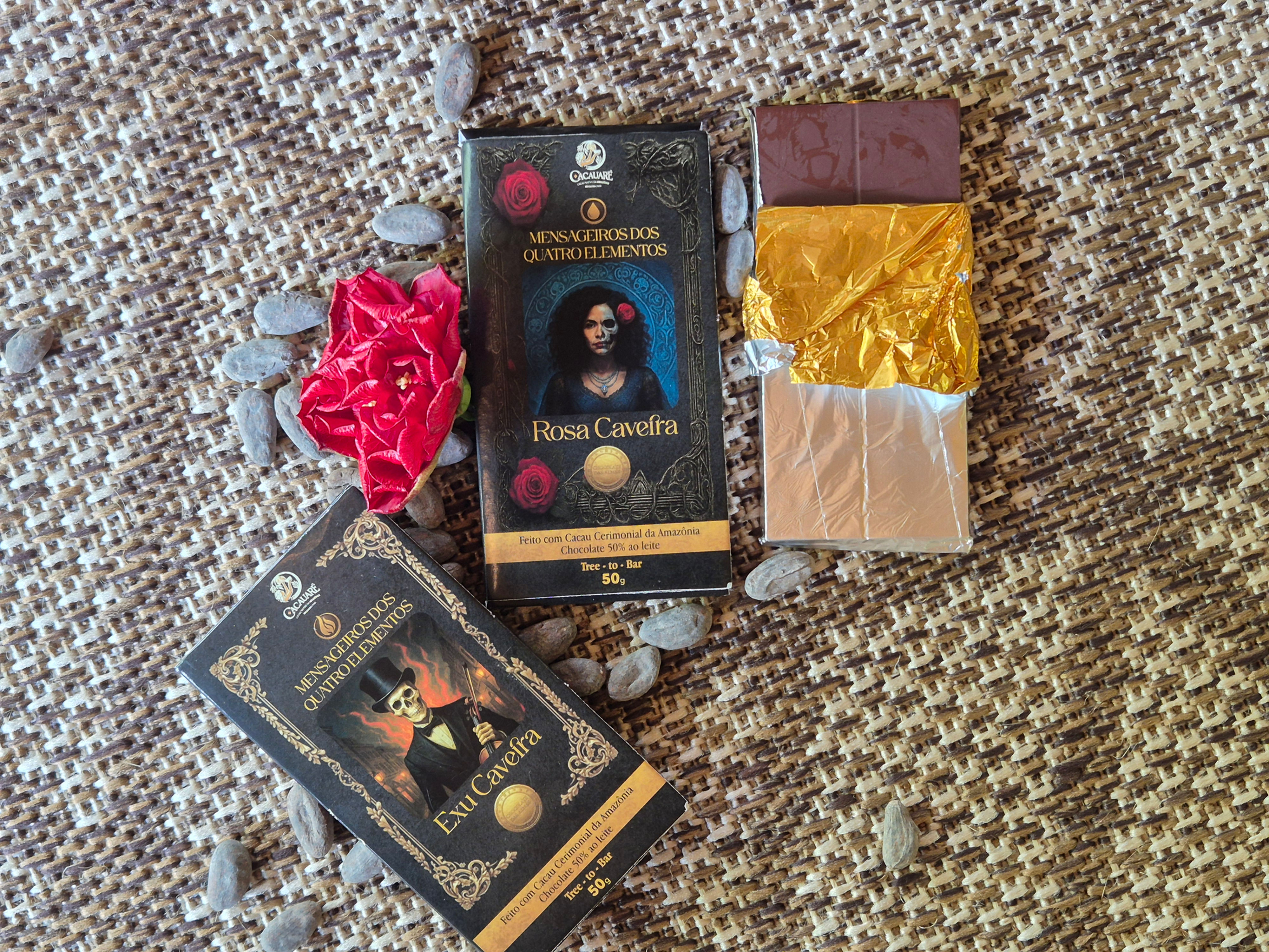 Chocolate das Almas 50% Ao Leite.