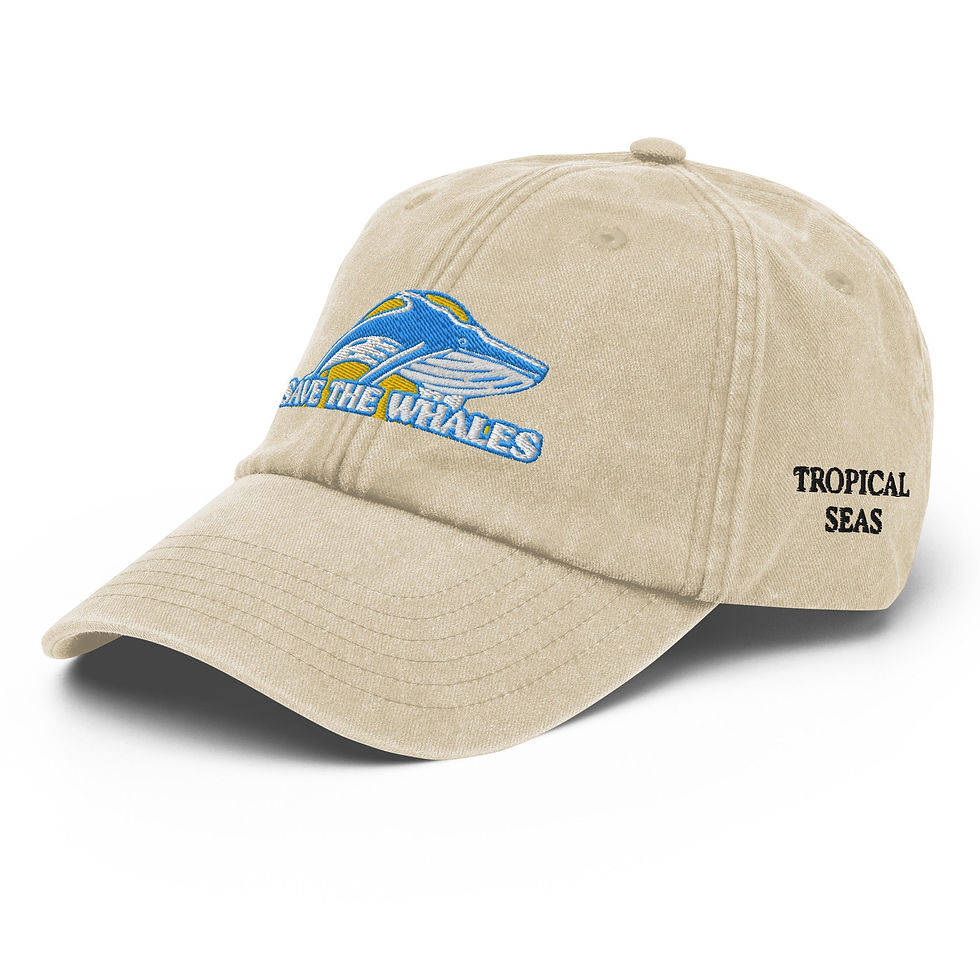 Miniatura: Vintage Save the Whales Hat