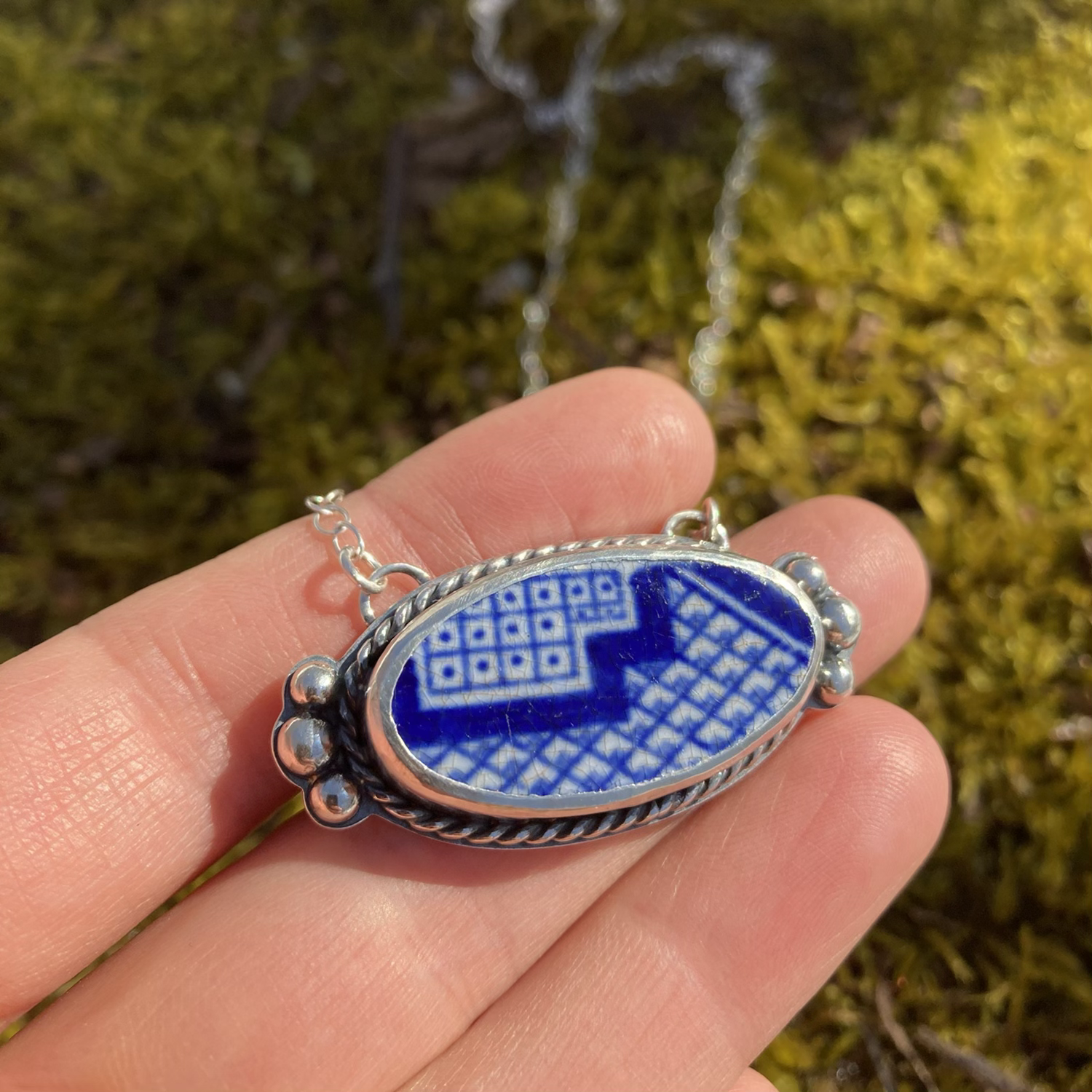 Sea Pottery Necklace 