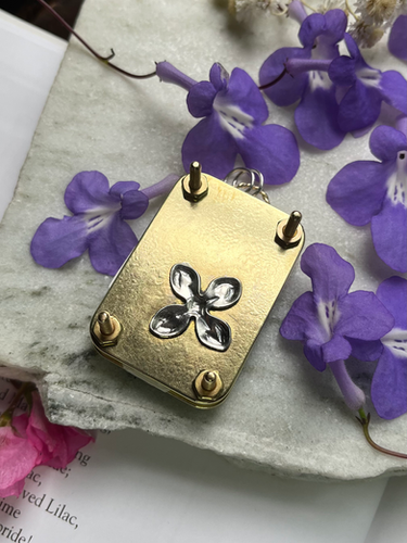 Minimalist Lilac Micro Flower Press *PREORDER* | Angela Jean Designs