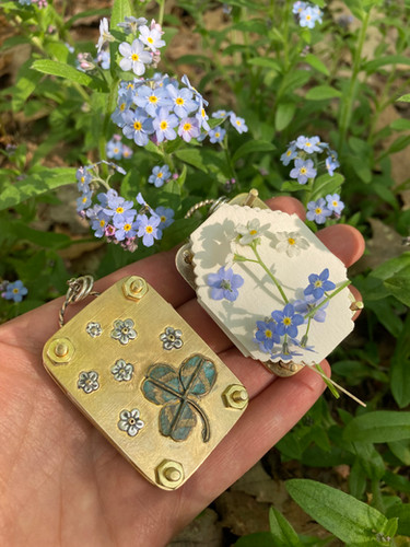 CUSTOM Poppy and Datura* Micro Flower Press | Angela Jean Designs