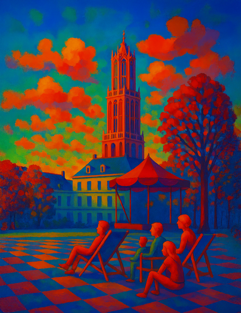 Painting 4 people modern 3