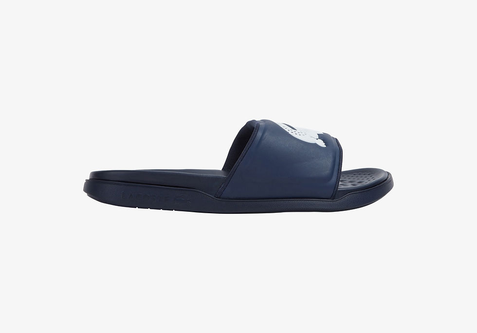 Miniaturbild: LACOSTE CROCO SLIDE 119 1  092 CMA Sandale in Navy