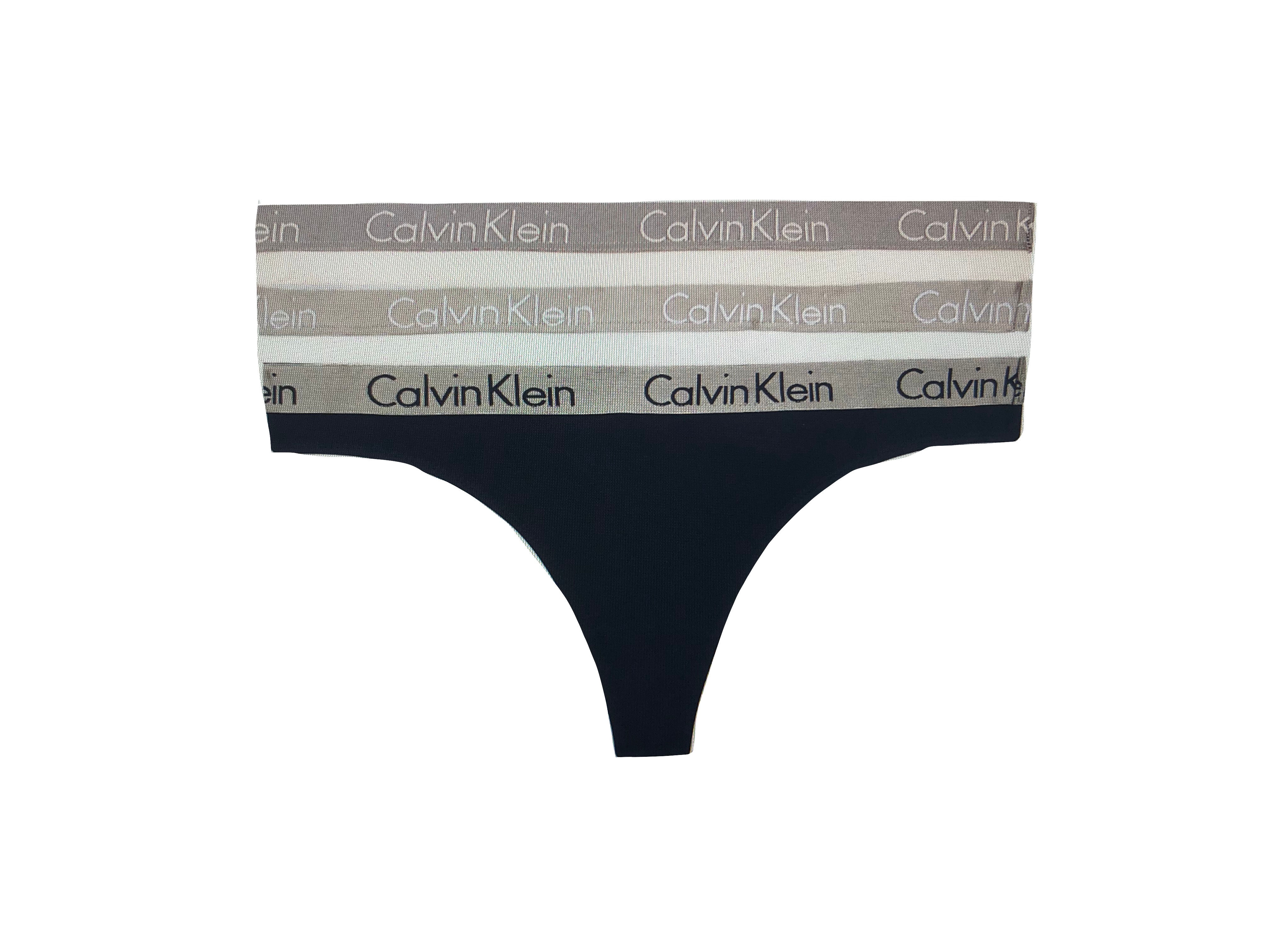 CALVIN KLEIN 000QD3560ET7W THONG 3PK