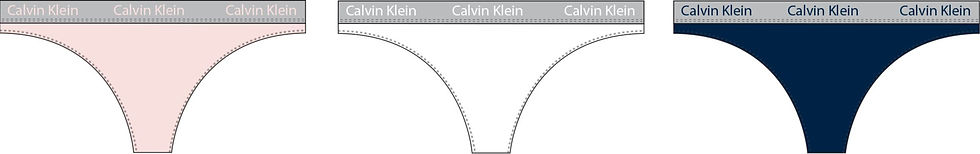 Miniaturbild: CALVIN KLEIN  000QD3560ET7W  THONG 3PK