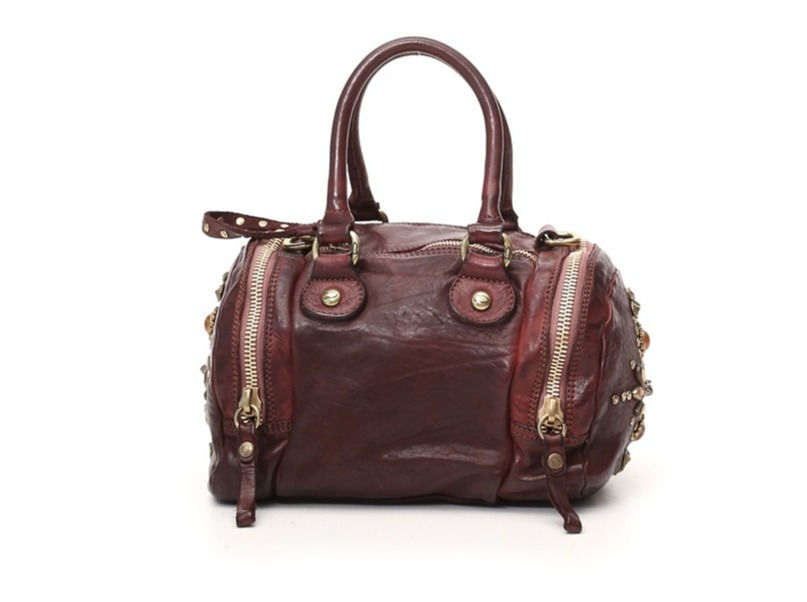 Miniaturbild: CAMPOMAGGI BOWLING BAG SMALL SUNRISE STUDS  BELLA DI NOTTE WINE