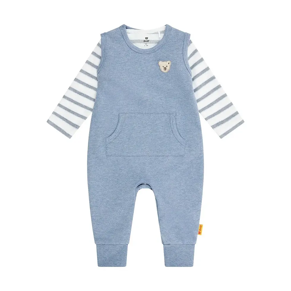 Steiff Set Strampler + T-Shirt langarm