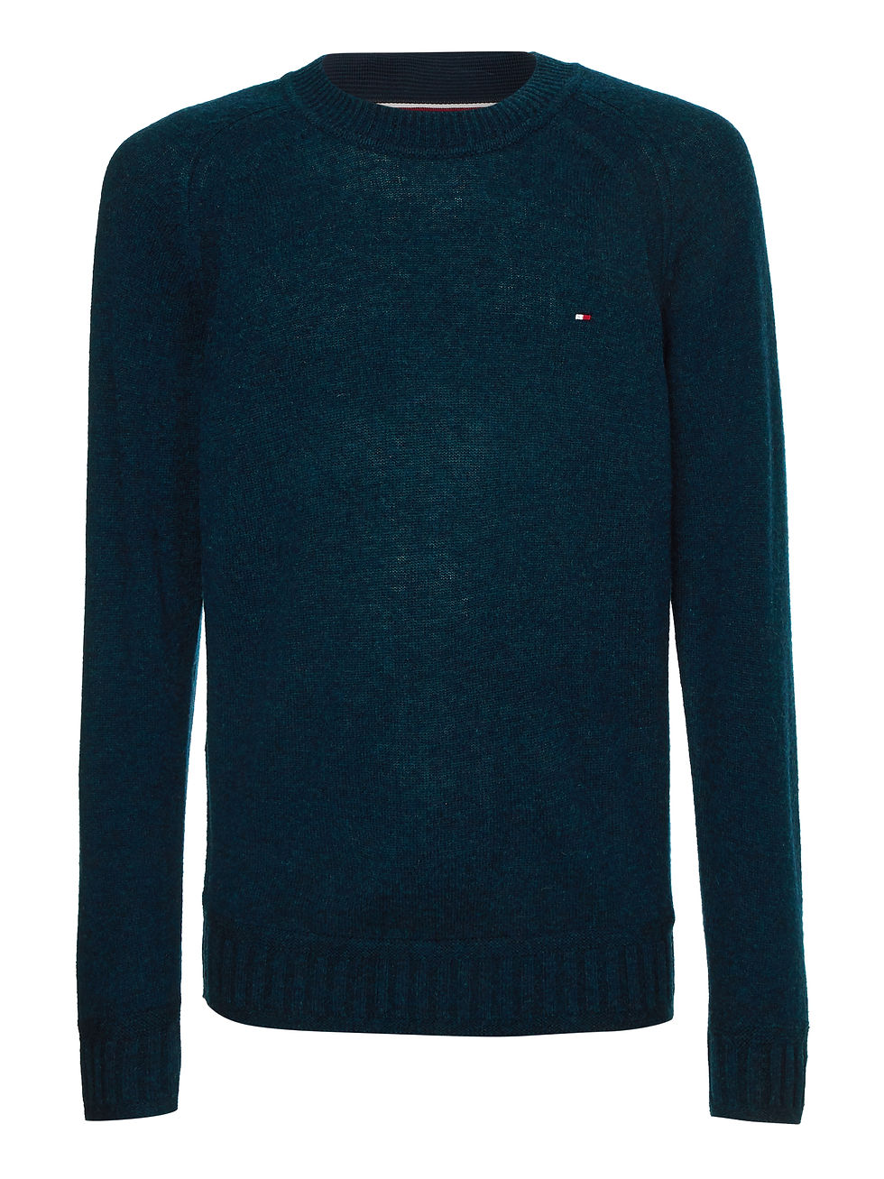 TOMMY HILFIGER  MULTI HTR LAMBSWOOL C NECK