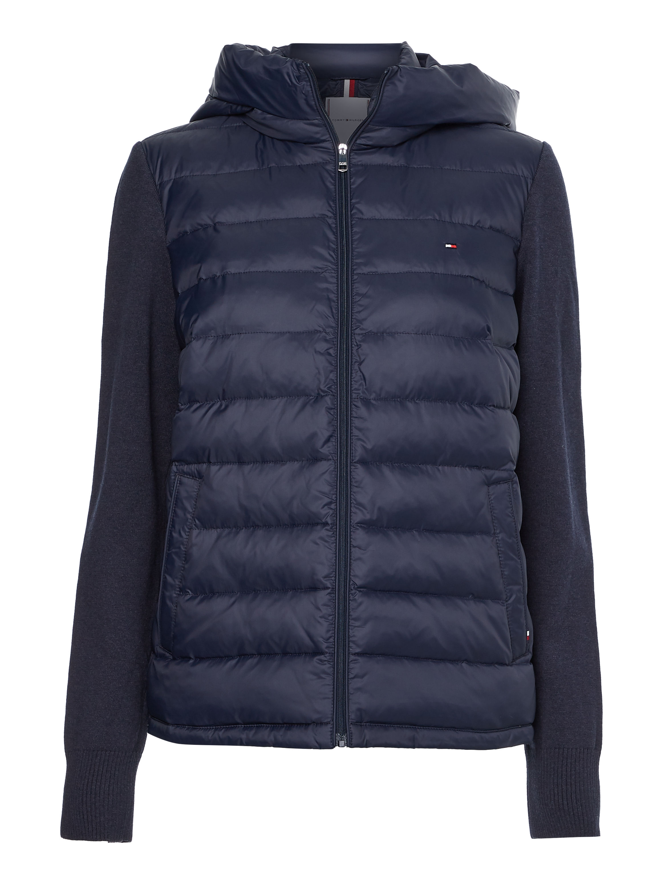 TOMMY HILFIGER SORONA LOGO KNIT MIX JKT JACKE